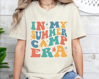 In My Summer Camp Era Shirt, Camping Tee, Summer Vacation Gift