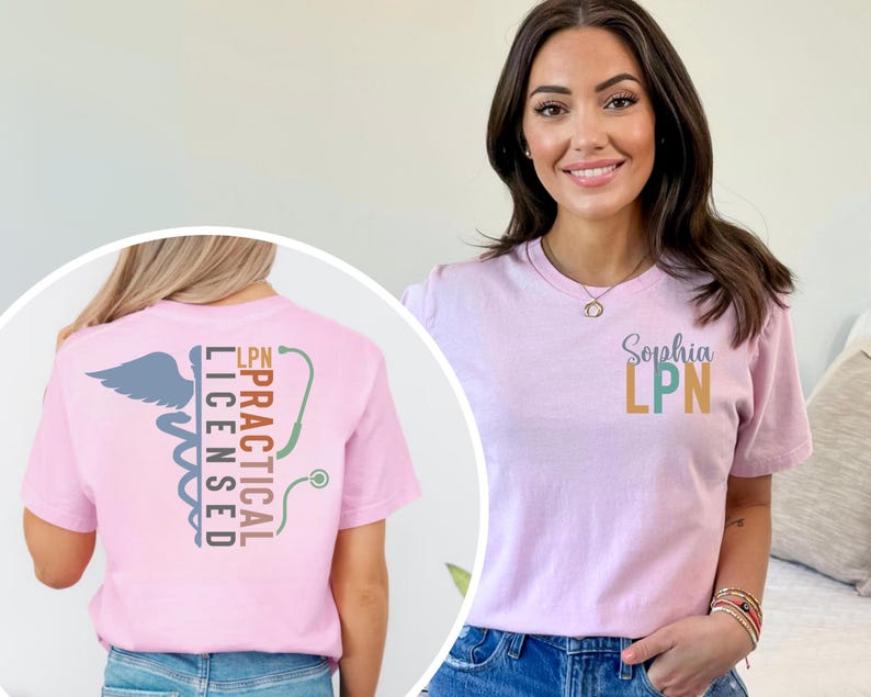 Custom Name LPN Shirt, Licensed Practical Nurse Tee bild 8