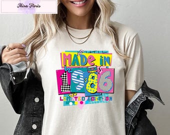 Made in 1986 Limited Edition Cassette Shirt, 39th Birthday Gift Tee