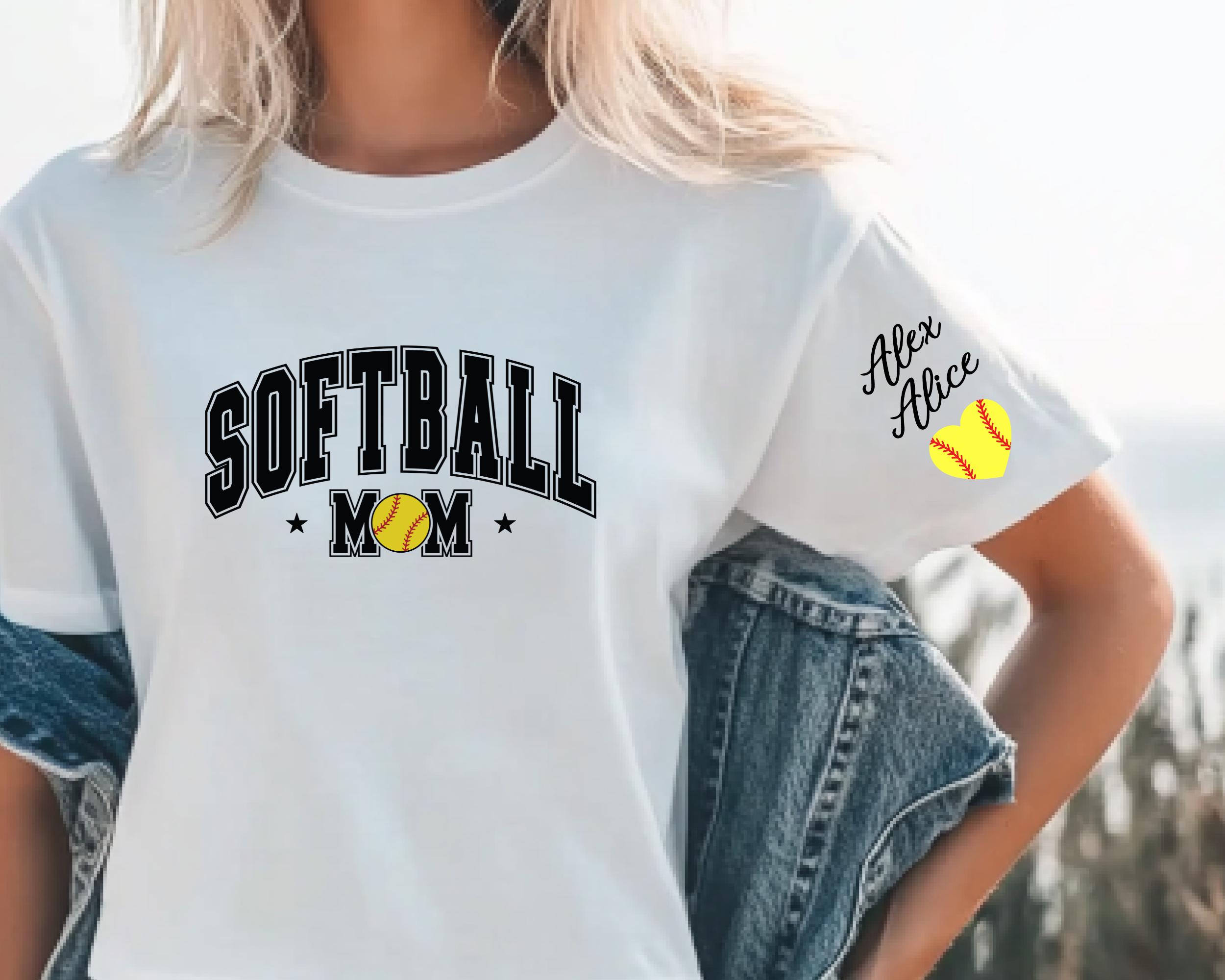 Personalzed Softball Mom Shrt Womens Softball Lover Tee - Etsy