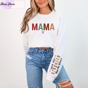Stronger Than The Storm Sweatshirt, Inspirational Women Sweatshirt, Strong Women Hoodie, Christian Sweatshirt, Gift for Mom Sweatshirt