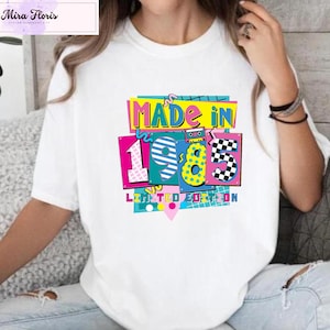 1985 Birthday Shirt, Made in 1985 Limited Edition Shirt, 1985 Birthday Year Number Sweat for Women Or Man, Birthday Gift, 40th Birthday Tee