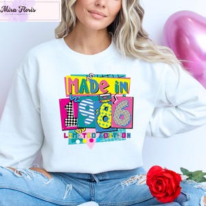 Vintage Made in 1986 Sweatshirt, 1986 Birthday Sweat, 39th Birthday Gift for Women Sweatshirt, Vintage 1986 Birthday Hoodie, Gift for Man