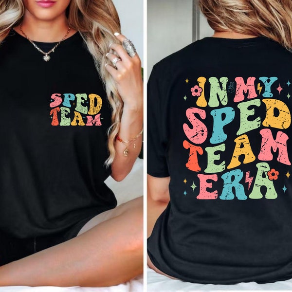 SPED Teacher Shirt, In My Team Era, Back to School Gift
