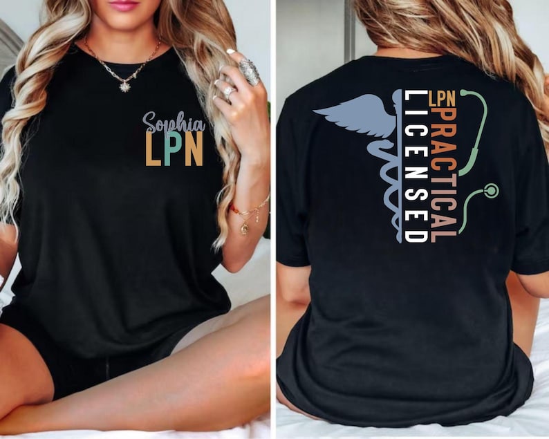 Custom Name LPN Shirt, Licensed Practical Nurse Tee bild 4
