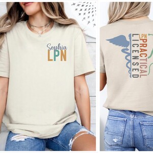 Custom Name LPN Shirt, Licensed Practical Nurse Tee bild 7