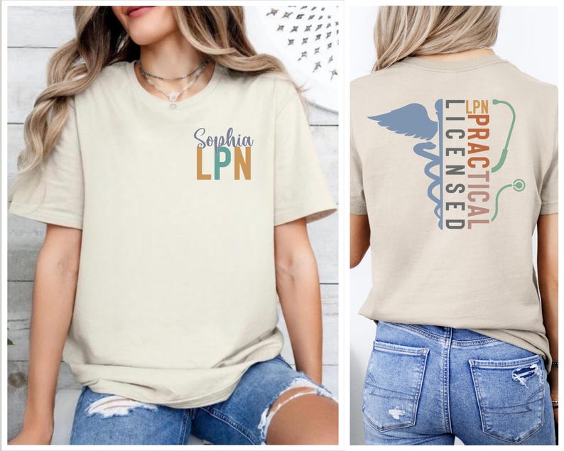 Custom Name LPN Shirt, Licensed Practical Nurse Tee bild 7