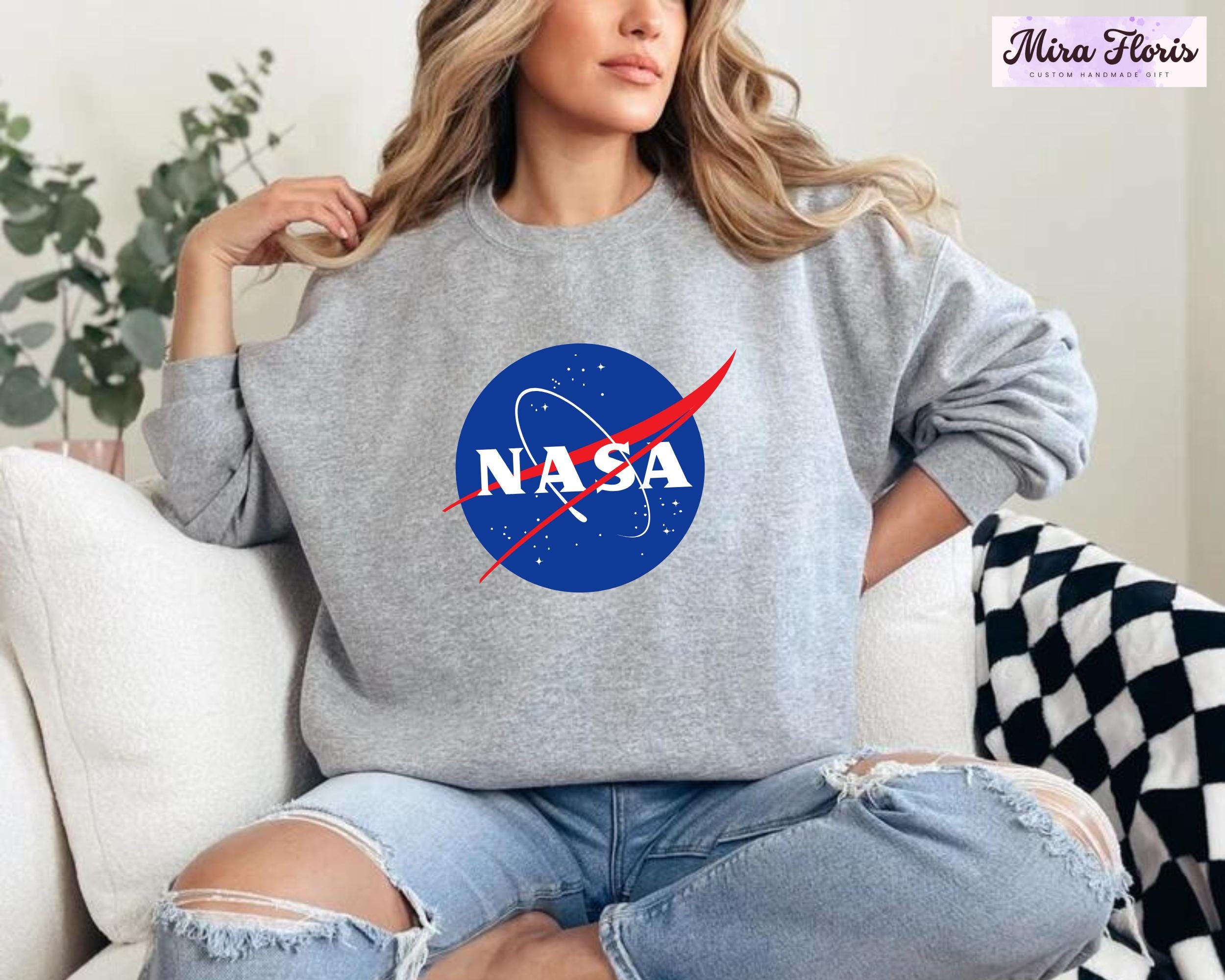 NASA Logo Sweatshirt, Unisex Space Hoodie - Etsy
