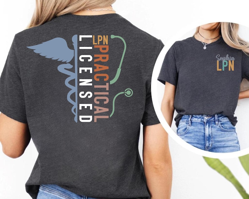 Custom Name LPN Shirt, Licensed Practical Nurse Tee bild 5