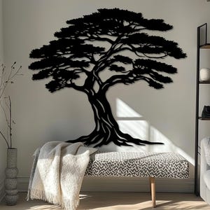 Tree Of Life Metal Wall Decor, Oversized Tree Metal Wall Art, Metal Wall Decor, Tree Of Life Decor, Large Tree Wall Decor, Tree Metal Sign