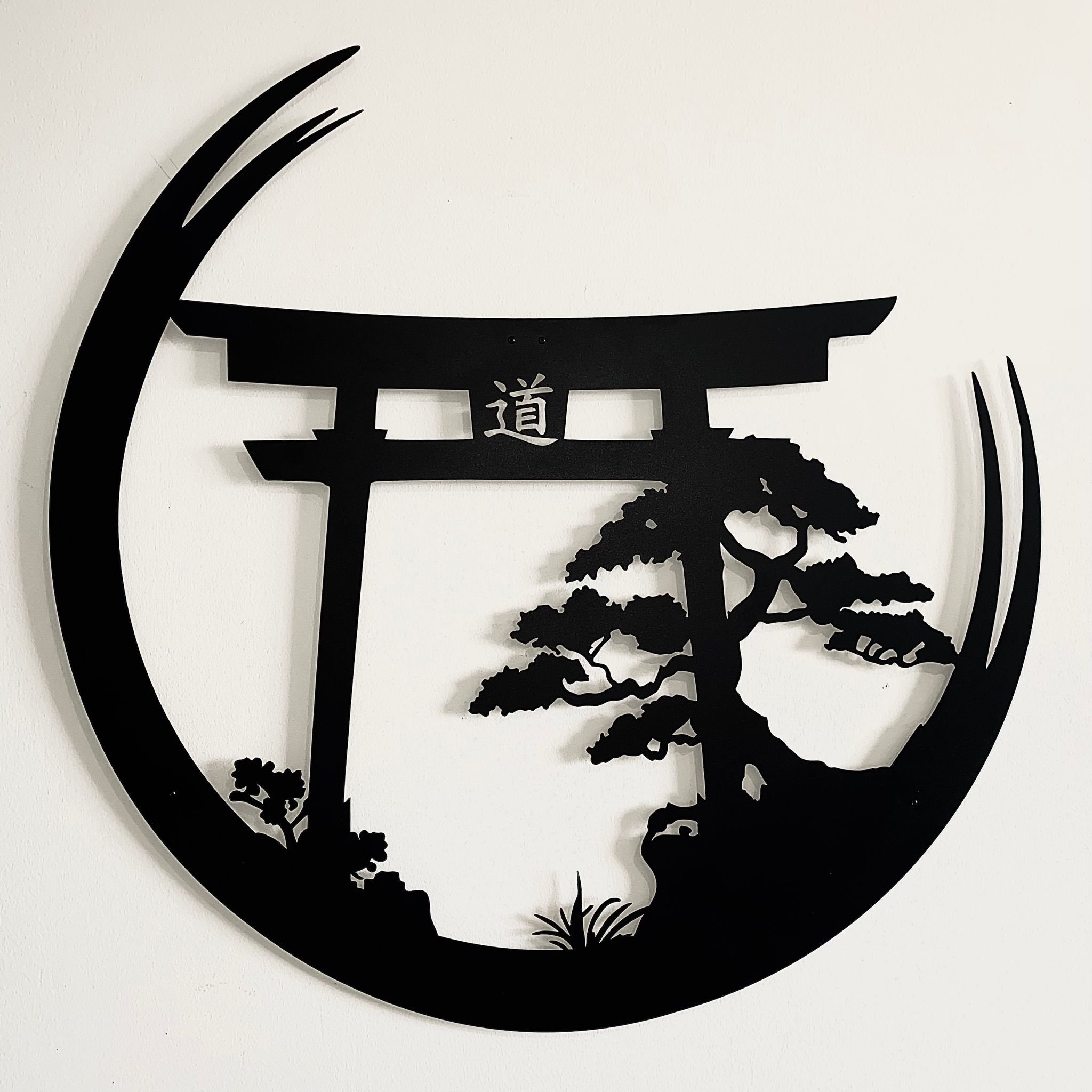 Japanese Metal Art, Torii Gate Metal Wall Sign, Tori Gate Metal Sign ...