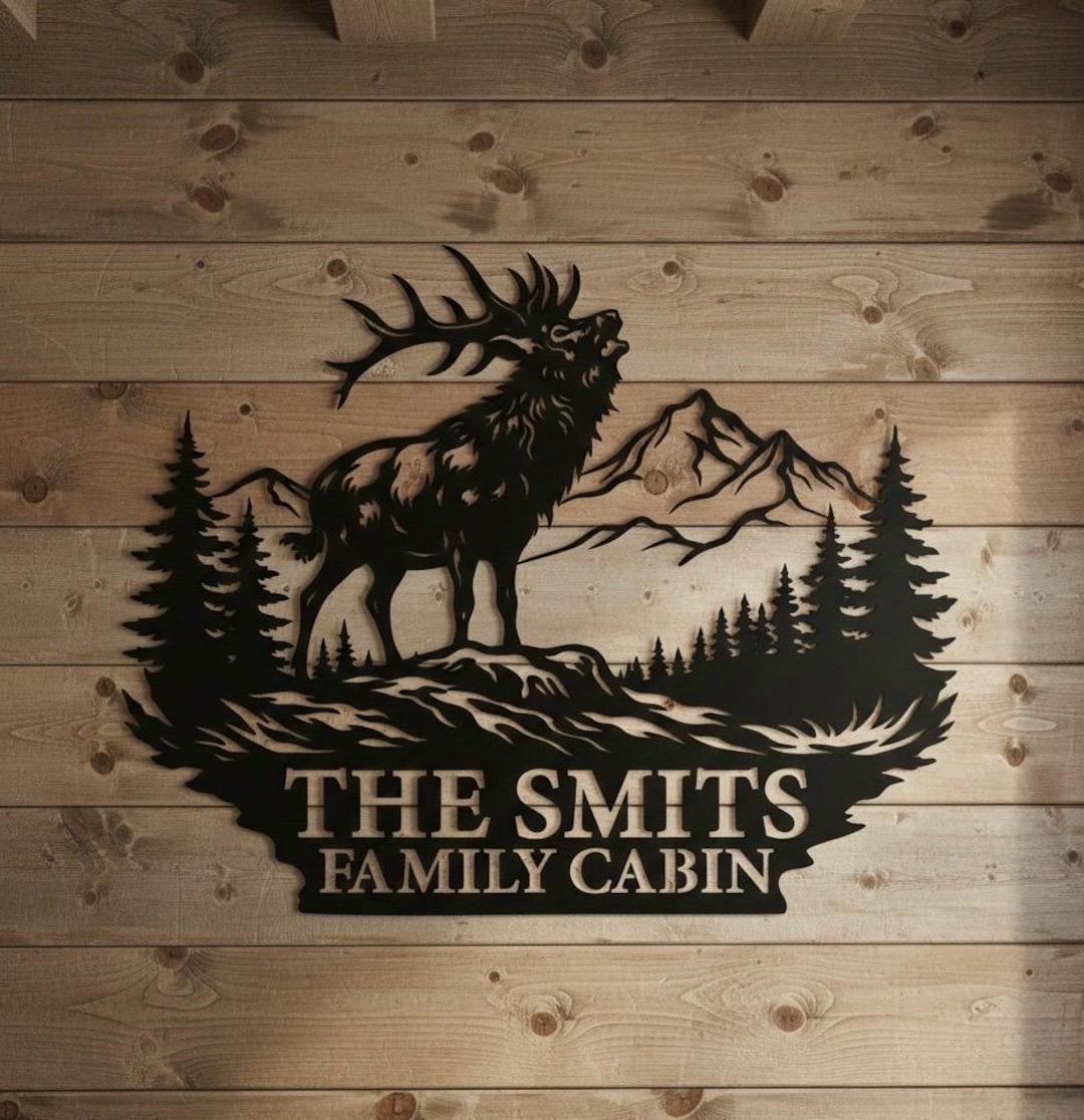 Personalized Metal Deer Address Signs for Outdoor, Custom House Number Sign, House Numbers for Outside,Address Numbers for Houses