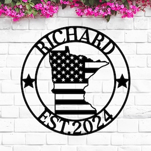 Missouri Custom Metal Sign, Personalized Name Sign, MO State Sign, Missouri Welcome Sign, Missouri Map, Missouri Wall Art, Missouri Gift