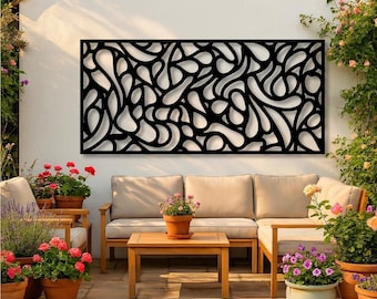 Abstract Metal Wall Art, Abstract Metal Art, Modern Organic Wall Art, Large Abstract Sculpture
