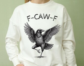 Funny Gothic Raven PNG: Sarcastic Crow Clipart (Digital Download)