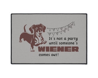 Party Wiener Heavy Duty Floor Mat