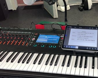 Roland Fantom 8 also EX mount for iPad holder