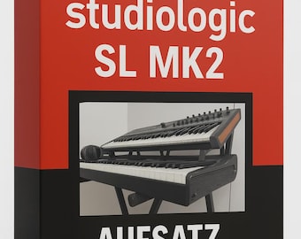 Studiologic SL MK2 Keyboard Riser 10 Degrees STL – Stack a 2nd Keyboard, No Extra Stand | 3D Print File | Personal Use