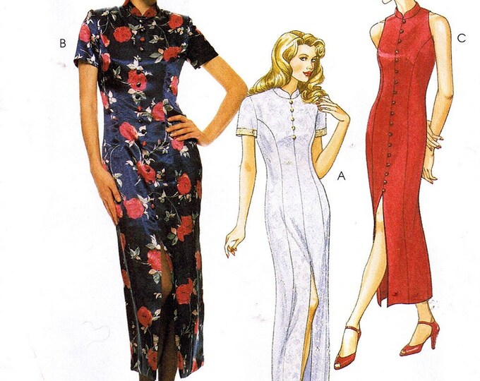 Sewing Pattern Asian Inspired Dress Cheongsam Etsy