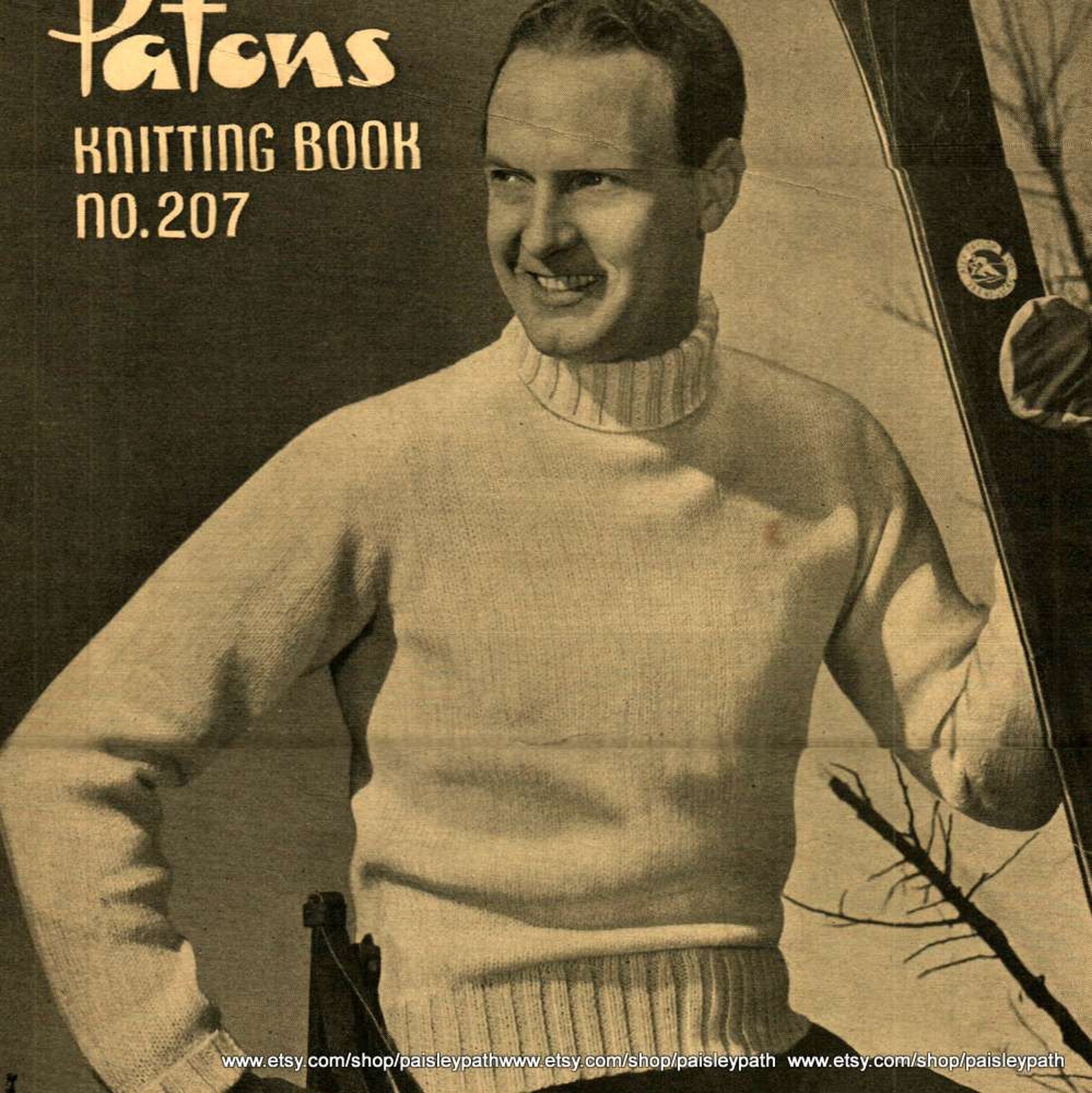 Vintage Mad Mens Knitting Patterns 1950s Mid Century Vests and - Etsy