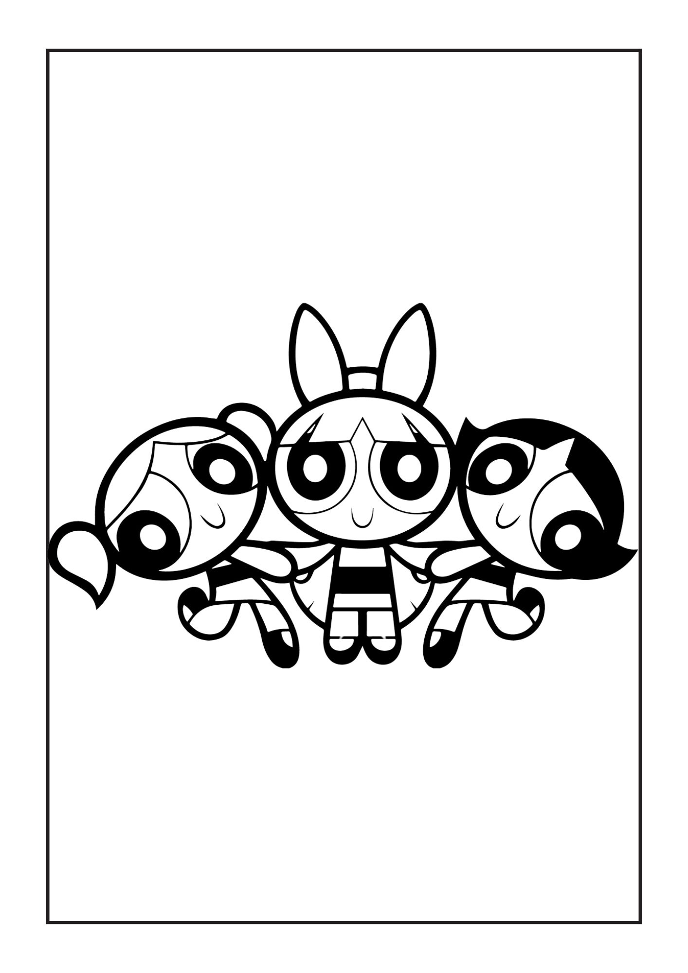 Printable Powerpuff Girls Coloring Book Instant Download Etsy Printable Powerpuff Girls Coloring Book Instant Download Etsy