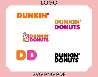 Free Delivery Svg, Dunkin Donuts Svg, Dunkie Junkie, Dnkn Svg