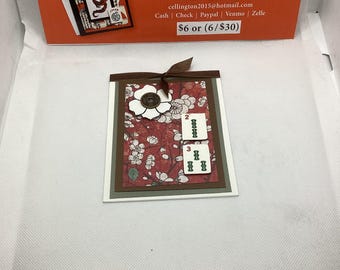 Mahjongg card