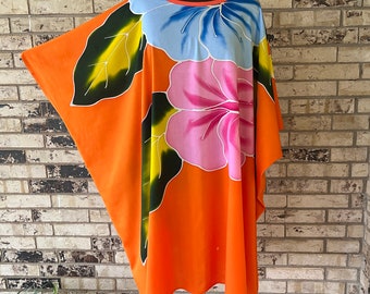 Tunic/Caftan Plus Size Rayon Fabric Roomy Summer