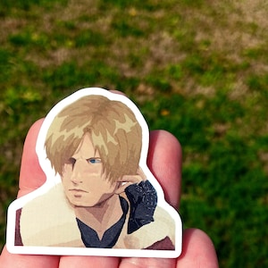 Sticker imperméable Leon Kennedy - Sticker vinyle Leon S. Kennedy