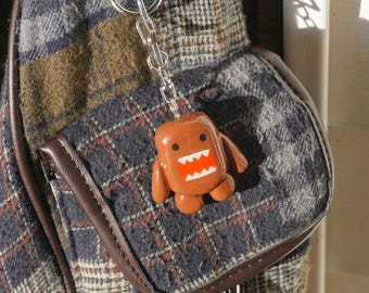 Domo Kun Inspired Keychain / Grunge Emo Cartoon Japan Gift