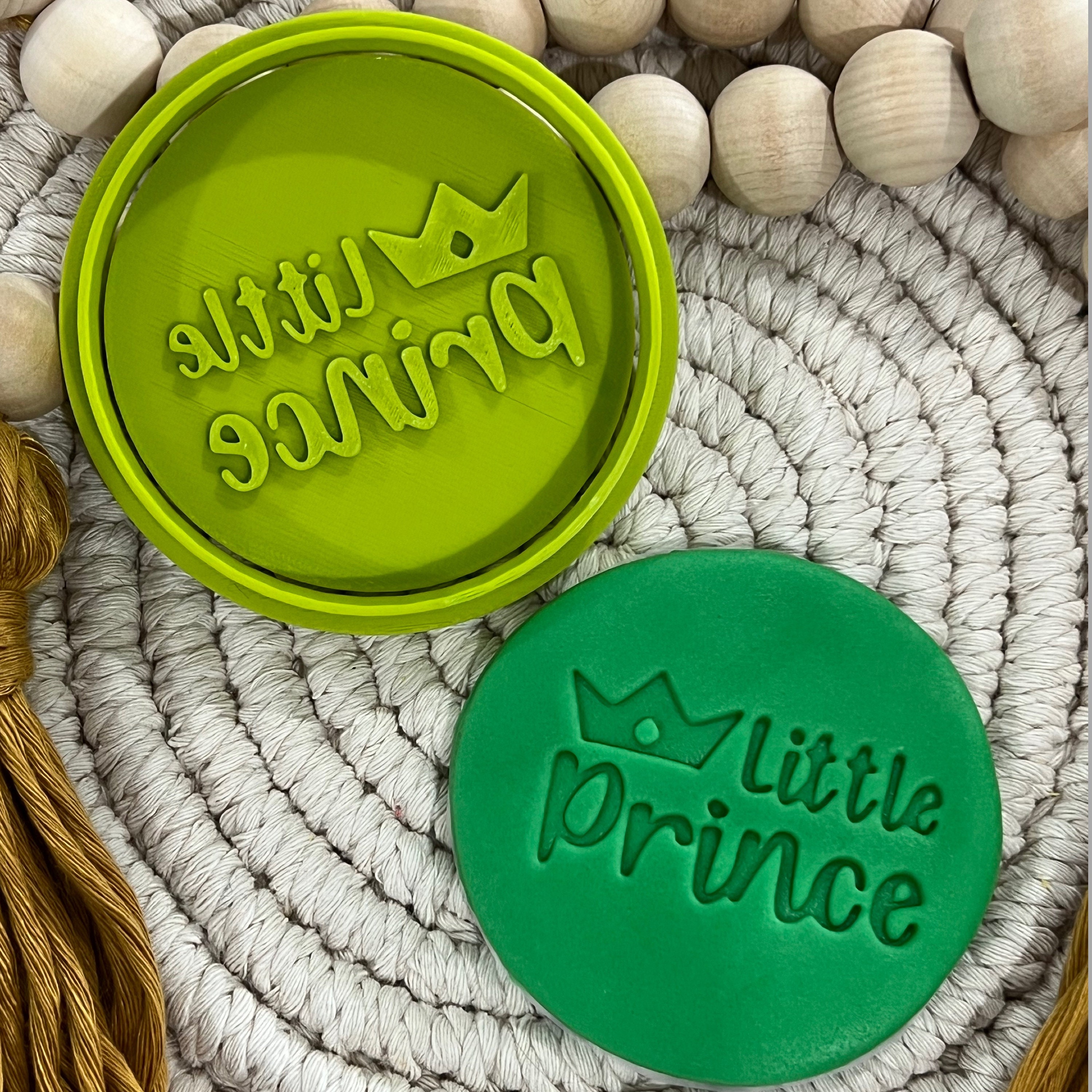 Fondant Embosser Stamp and Cookie Cutter Set. Little Prince - Etsy ...