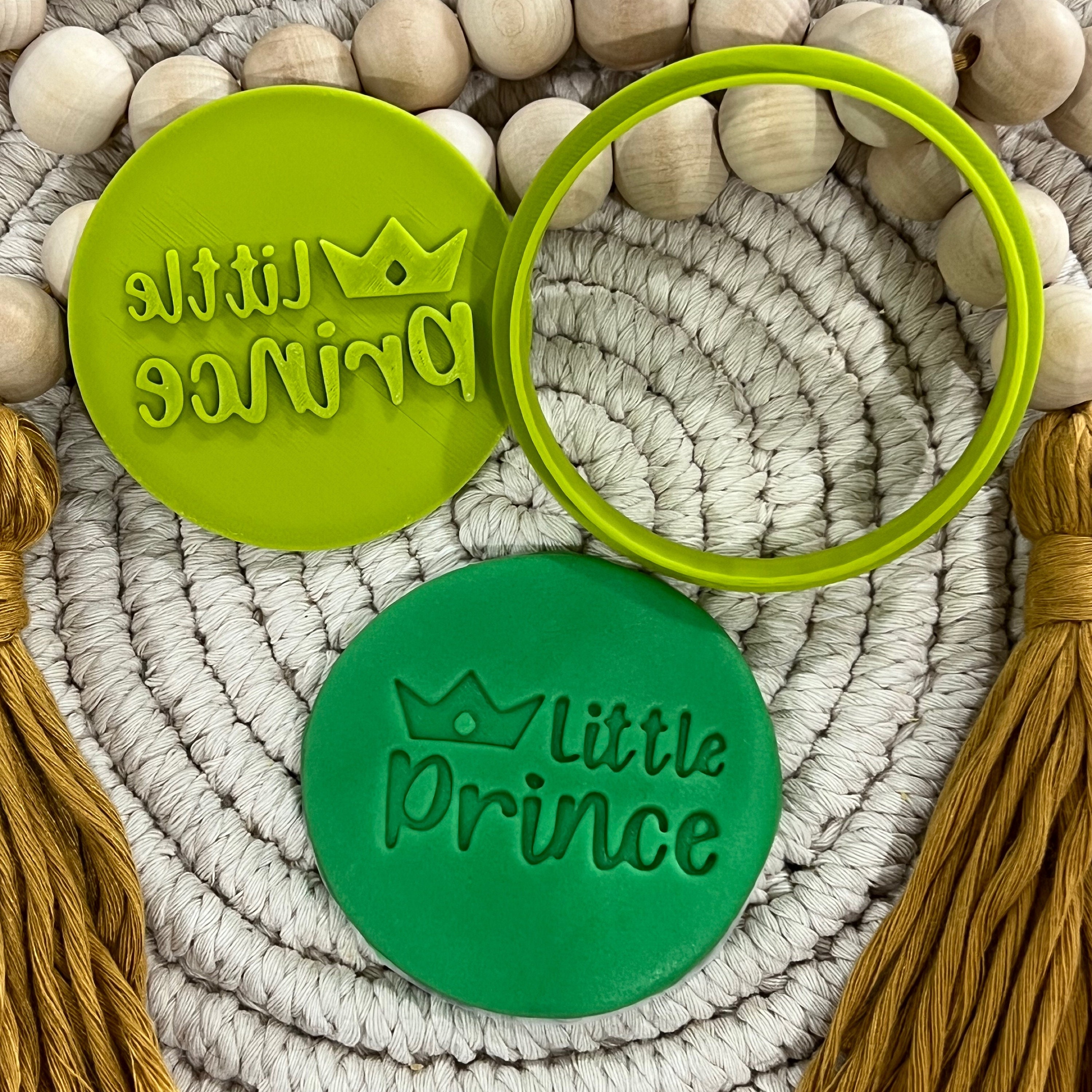 Fondant Embosser Stamp and Cookie Cutter Set. Little Prince - Etsy ...