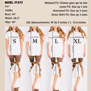 a woman's size guide for a dress