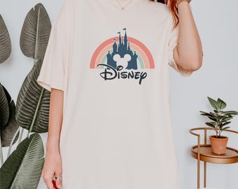 Comfort Colors® Disney Magic Kingdom Shirt, Disney Mickey Head Shirt, WDW Rainbow Magic Kingdom Shirt, Mickey Shirt, Disneyland Trip Shirt