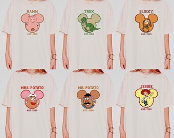Toy Story Shirt, Comfort Colors® Disney Pixar Toy Story Tee, Sheriff Woody Shirt, Buzz Lightyear Shirt, Jessie Shirt, Disney Friends Shirt
