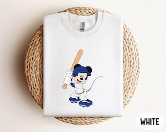 Mickey Mouse Baseball Sweatshirt, Disney Baseball Team Sweatshirt, Mickey Baseball Sweatshirt, Disney Sport Day Sweater, Game Day Sweatshirt