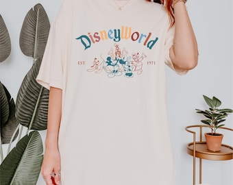 Comfort Colors® Disneyworld Est. 1971 Shirt, Disneyland Trip Tee, WDW Family Shirt, Mickey and Friends Shirt, Classic Disneyworld Shirt