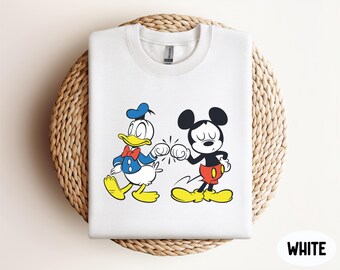 Mickey and Donald Sweatshirt, Disney Friends Sweater, Mickey Mouse Sweater, Donald Duck Sweater, Disney Best Friends Sweater, Disney Sweater