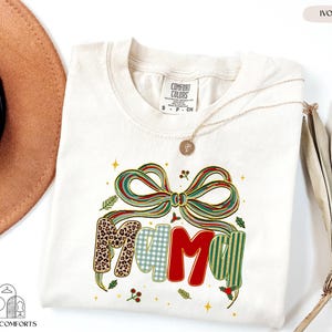 Comfort Colors® Mama Shirt, Retro Mama Shirt, Mama Coquette Bow Shirt, Leopard Mama Shirt, Gift for Mom, New Mom Shirt, Mother&#39;s Day Gift
