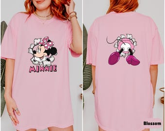 Comfort Colors® Funny Minnie Mouse Portrait Shirt, Cute Minnie Mouse Tee, Cute Minnie Mouse Shirt, Disneyland Vacation Shirt, Minnie Shirt