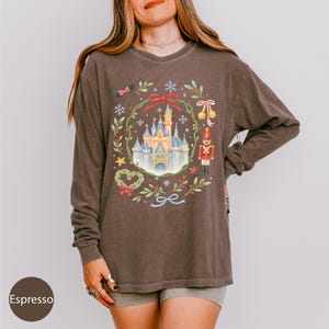 Comfort Colors® Magic Kingdom Long Sleeve Shirt, The Nutcracker Long Sleeve, Disneyland Long Sleeve, Disney Long Sleeve, Floral Disney Shirt