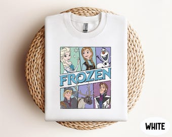 Disney Frozen Sweatshirt, Princess Elsa Sweatshirt, Frozen Characters Sweater, Olaf Sweatshirt, Frozen Arendelle Sweatshirt, Disney Sweater