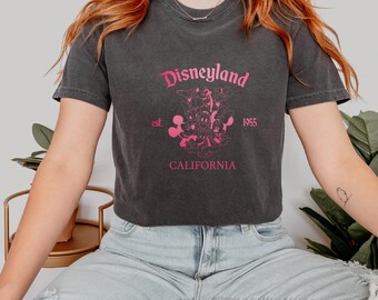 Disney Mickey and Friends Shirt, Disneyland California Est 1955 Shirt, WDW Disneyland Vacation Tee,  Comfort Colors® Disneyland Trip Shirt