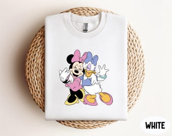Minnie and Daisy Sweatshirt, Disney Besties Sweatshirt, Best Friends Forever Sweatshirt, Disney Sisters Sweatshirt, Gift for Best Friend
