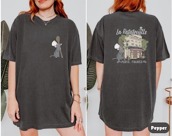 Disney Ratatouille Shirt, Little Chef Remy Tee, Ratatouille Paris France Shirt, Ratatouille Kitchen Tee, Comfort Colors® Disney Pixar Shirt