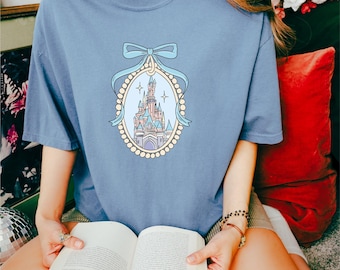 Comfort Colors® Disney Magical Castle Shirt, Disney Coquette Shirt, Disney Princess Shirt, Disney Girl Trip Shirt, Magic Kingdom Shirt