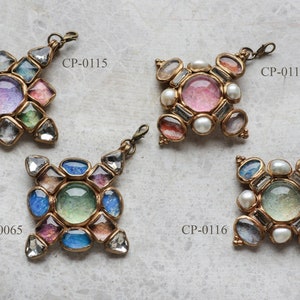Combination Jewellery Hand Painted Glass Cabochon Multi Etsy etsy