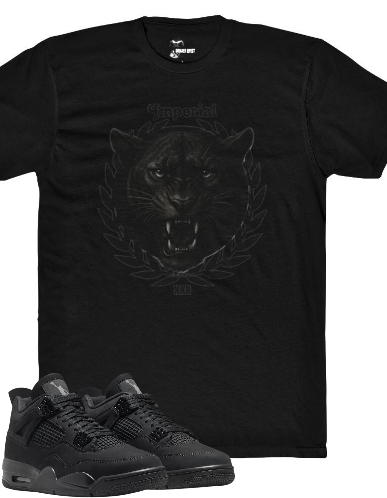 jordan retro 4 black cat shirt