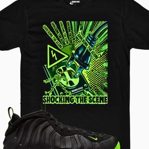 SNEAKER EFFECT tee shirt to match Air Foamposite One &#39;Black Volt