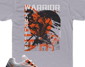Camiseta con efecto SNEAKER, a juego con las Air Max 95 OG Big Bubble Bright Mandarin
